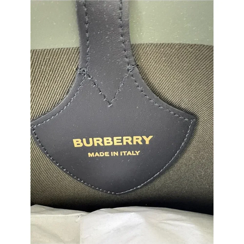 Burberry Reversible Check Canvas Tote Bag